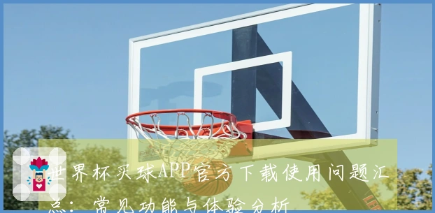 世界杯买球APP官方下载使用问题汇总：常见功能与体验分析